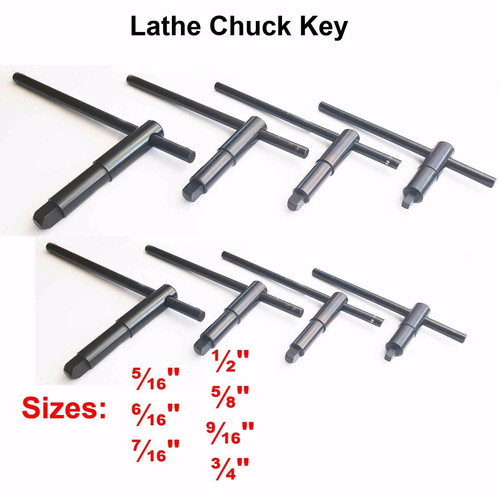 Square lathe chuck key - chuck,