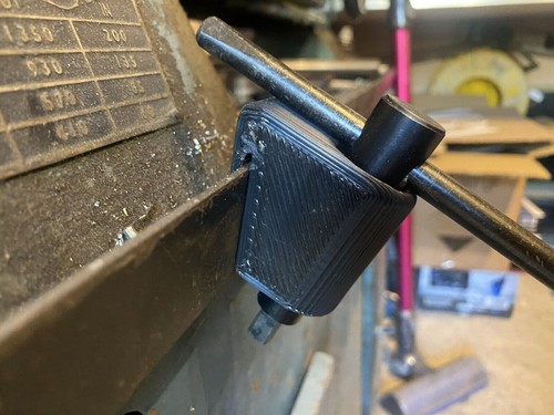 Lathe chuck key holder - chuck,
