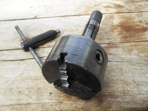 Vintage burnerd jaw lathe - jaw,